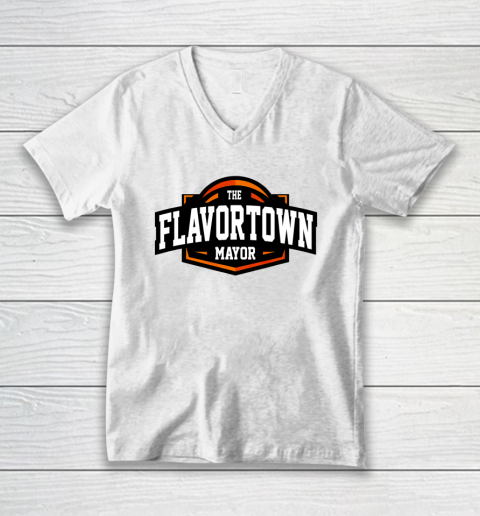 Mayor of Flavortown Food Culture V-Neck T-Shirt