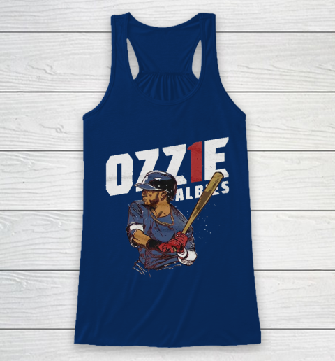 Ozzie Albies 1 Atlanta Brave Racerback Tank 6