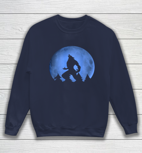 Werewolf Blue Moon wolf full moon on Halloween costume 2020 Sweatshirt 2