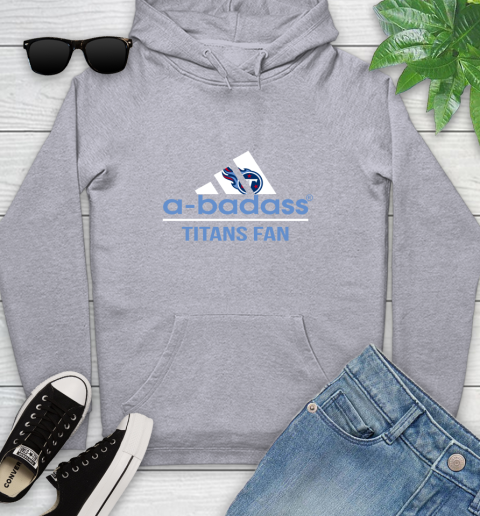 NFL A Badass Tennessee Titans Fan Adidas Football Sports Youth Hoodie 6