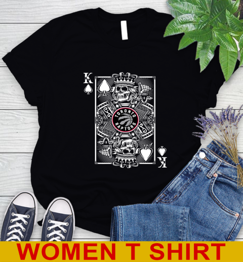 Toronto Raptors NBA Basketball The King Of Spades Death Cards Shirt Women's T-Shirt