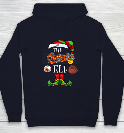 Baltimore Orioles Christmas ELF Funny MLB Youth Hoodie 3 Baltimore Orioles Christmas ELF Funny MLB Youth Hoodie - Image 3