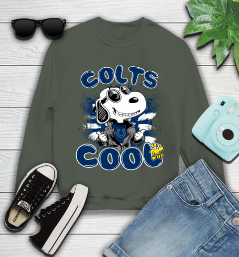 NFL Football Indianapolis Colts Cool Snoopy Shirt Youth Sweatshirt 7