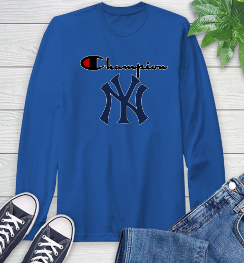 MLB Baseball New York Yankees Champion Shirt Long Sleeve T-Shirt 7