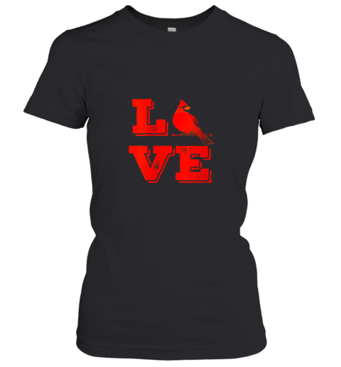 Classic Love St. Louis Missouri Baseball Fan Retro Women's T-Shirt
