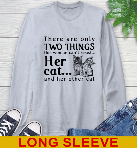 There are only two things this women can't resit her cat.. and cat 50