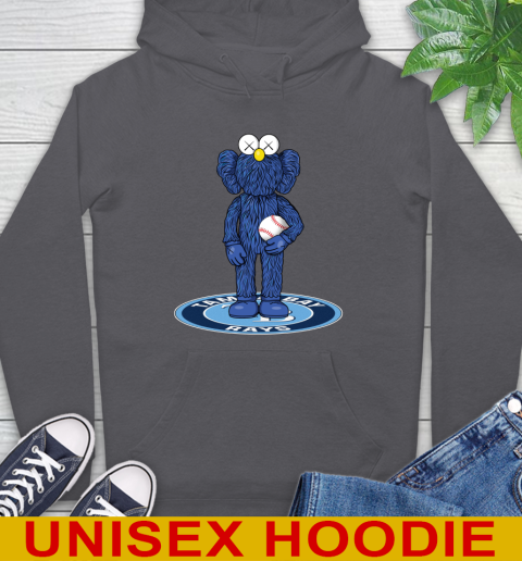 MLB Baseball Tampa Bay Rays Kaws Bff Blue Figure Shirt Hoodie 7