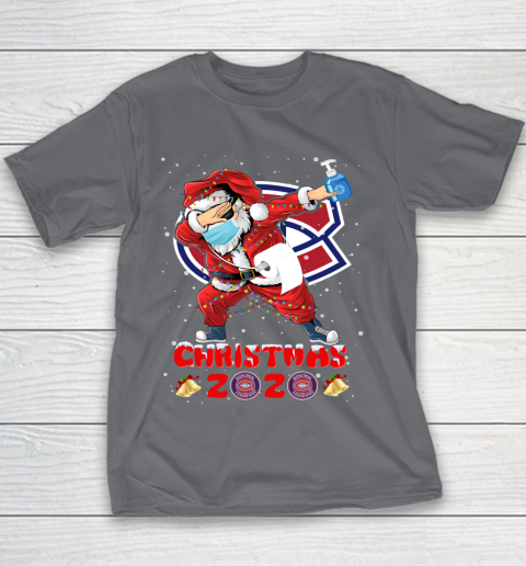 Montreal Canadiens Funny Santa Claus Dabbing Christmas 2020 NHL Youth T-Shirt 5