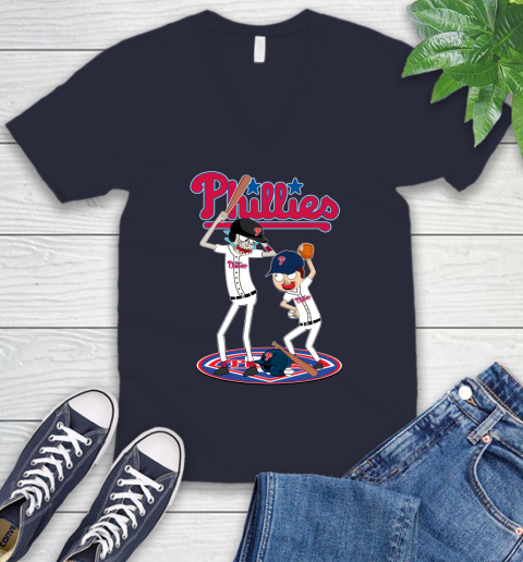 MLB Philadelphia Phillies Rick And Morty Baseball 51