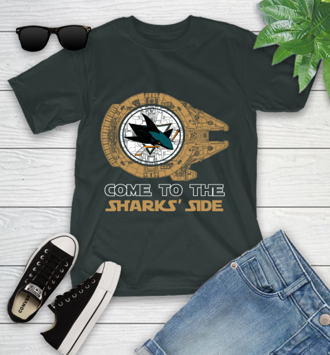 NHL Come To The San Jose Sharks Wars Hockey Sports Youth T-Shirt 6