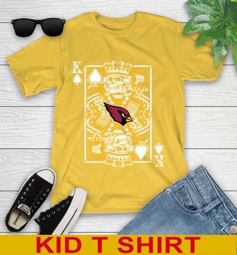 Arizona Cardinals NFL Football The King Of Spades Death Cards Shirt Youth T-Shirt 9
