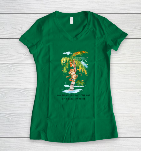 Coconut Tree Kamala Harris Women's V-Neck T-Shirt 3