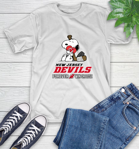 NHL The Peanuts Movie Snoopy Forever Win Or Lose Hockey New Jersey Devils