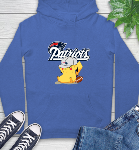 NFL Pikachu Football Sports New England Patriots Hoodie 9