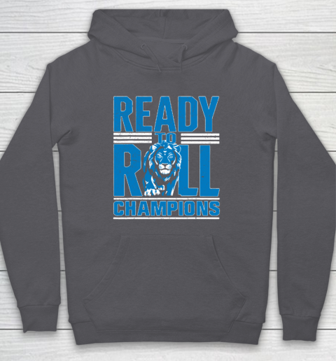 Detroit Ready To Roll Funny Lion Graphic Hoodie 4