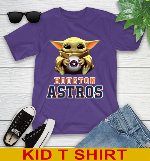 MLB Baseball Houston Astros Star Wars Baby Yoda Shirt 104