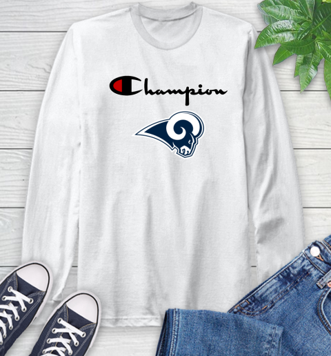 NFL Football Los Angeles Rams Champion Shirt Long Sleeve T-Shirt