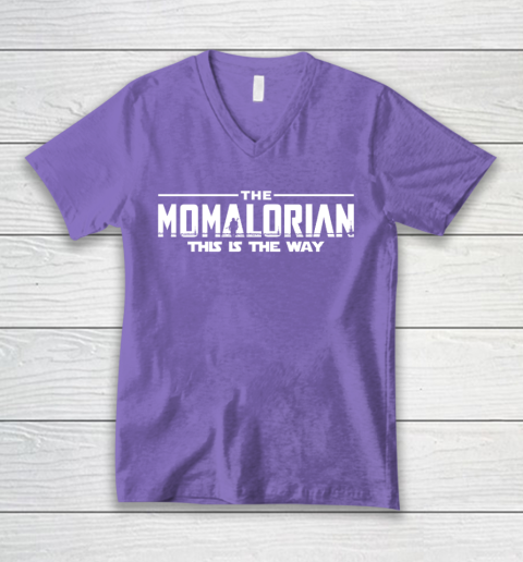 The Momalorian Mother's Day 2020 This is the Way V-Neck T-Shirt 8