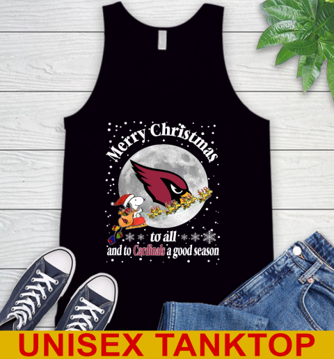 Arizona Cardinals Merry Christmas To All And To Cardinals A Good Season NFL Football Sports Tank Top