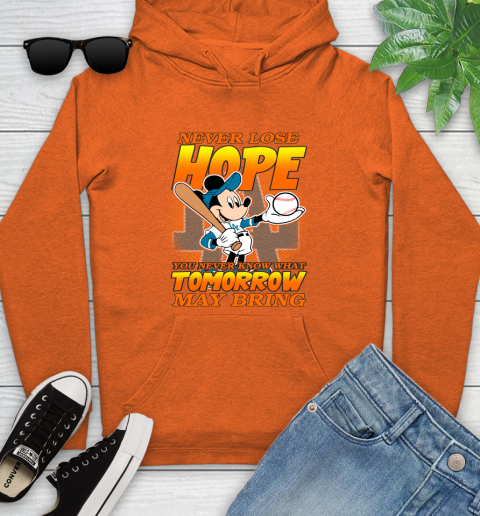 Los Angeles Dodgers MLB Baseball Mickey Disney Never Lose Hope Youth Hoodie 4