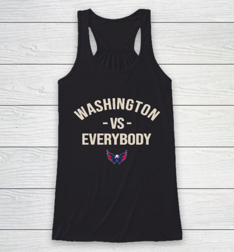 Washington Capitals Vs Everybody Racerback Tank