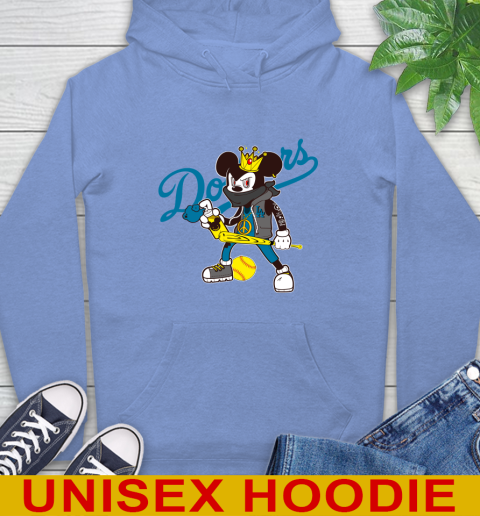 Los Angeles Dodgers MLB Baseball Mickey Peace Sign Sports Hoodie 11