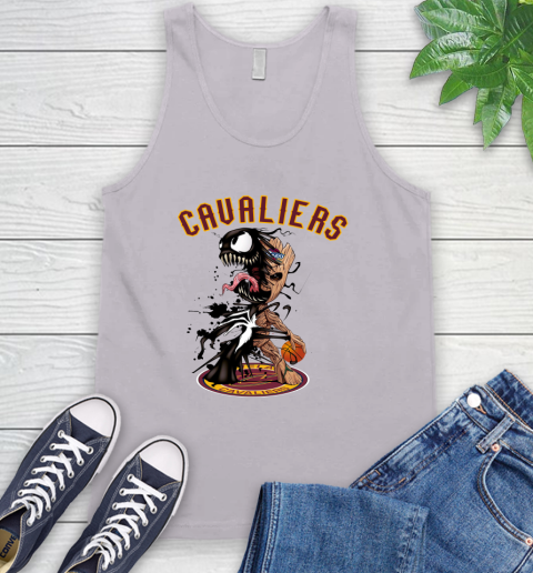 NBA Cleveland Cavaliers Basketball Venom Groot Guardians Of The Galaxy Tank Top 4