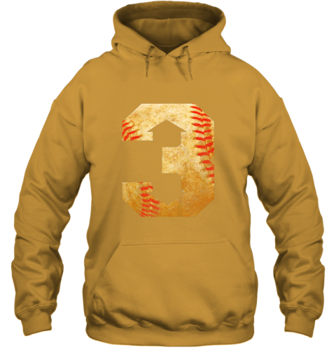 nihv three up three down baseball 3 up 3 down hoodie 23 front gold