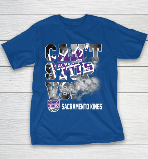 NBA Sacramento Kings Basketball Can't Stop Vs Youth T-Shirt 6