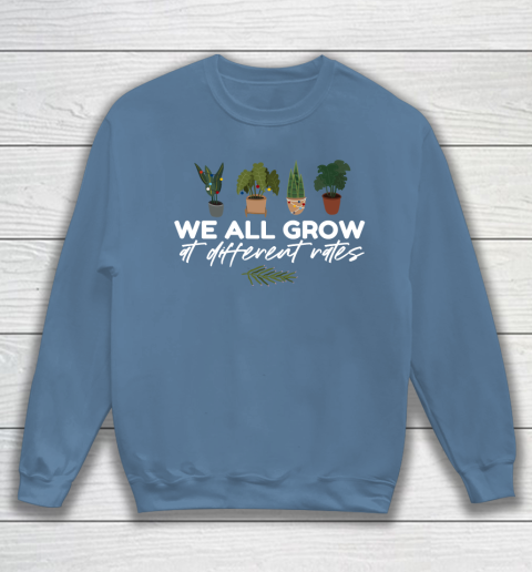 We All Grow At Different Rates, Special Education Teacher Autism Awareness Sweatshirt 6