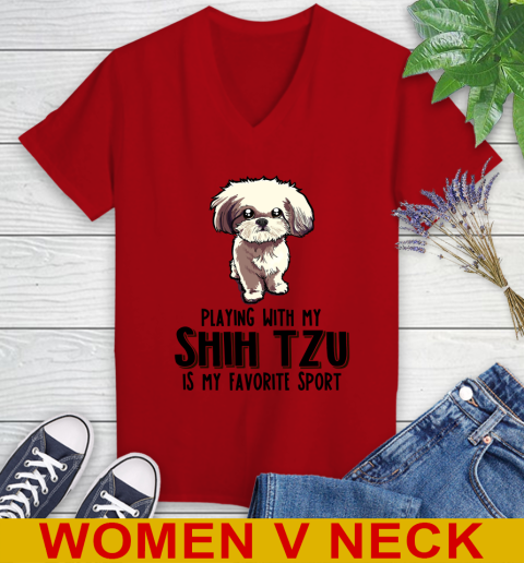Playing with my shih tzu is my favorite sport 68