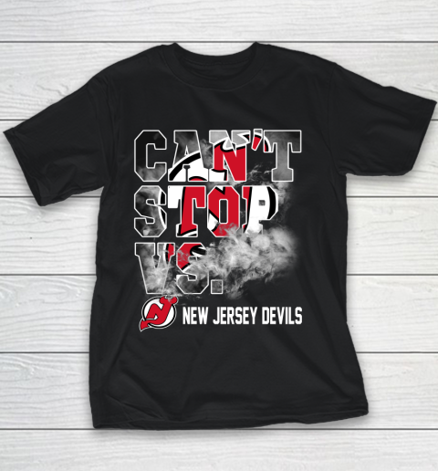 NHL New Jersey Devils Hockey Can't Stop Vs Youth T-Shirt
