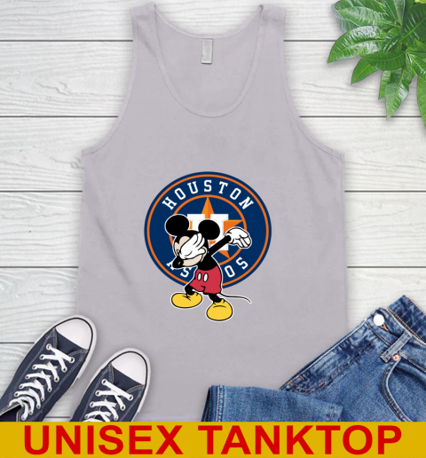 Houston Astros MLB Baseball Dabbing Mickey Disney Sports Tank Top 4