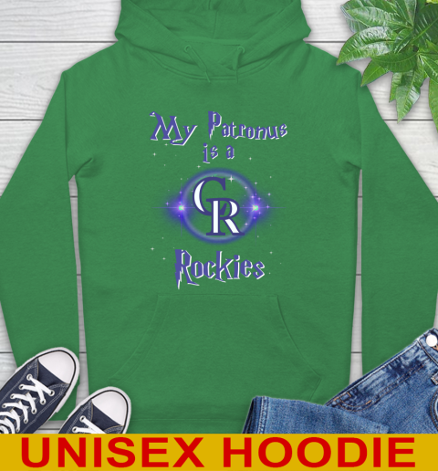 MLB Baseball Harry Potter My Patronus Is A Colorado Rockies Hoodie 8