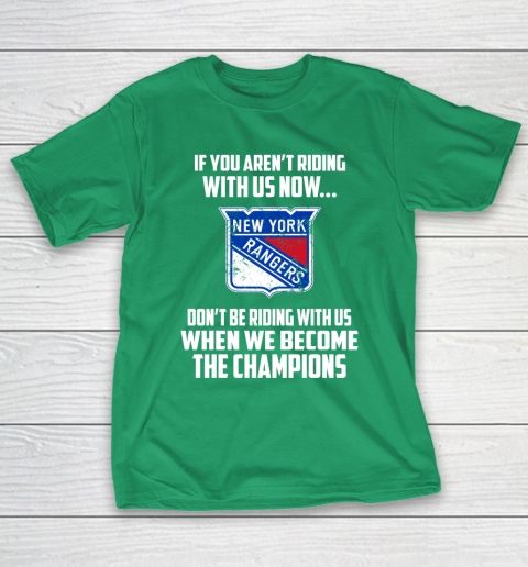 NHL New York Rangers Hockey We Become The Champions T-Shirt 5