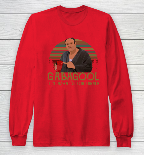 Gabagool  It's What's for Dinner Long Sleeve T-Shirt 7