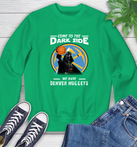 NBA Come To The Dark Side We Have Denver Nuggets Star Wars Darth Vader Basketball Sweatshirt 7
