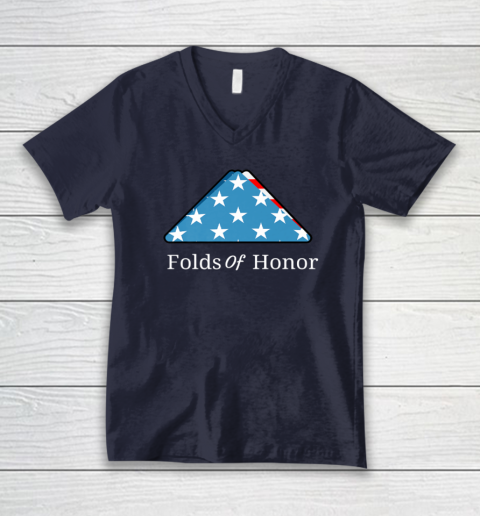 Dan Bongino Folds Of Honor V-Neck T-Shirt - Image 3