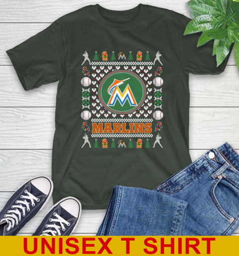 Miami Marlins Merry Christmas MLB Baseball Loyal Fan T-Shirt 6