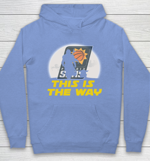 Phoenix Suns NBA Basketball Star Wars Yoda And Mandalorian This Is The Way Hoodie 8