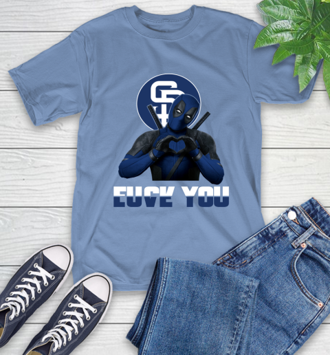 MLB San Diego Padres Deadpool Love You Fuck You Baseball Sports T-Shirt 12