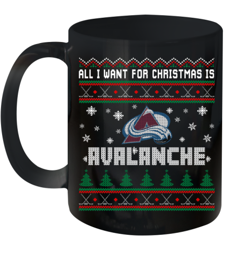 Colorado Avalanche NHL Hockey All I Want For Christmas Is My Team Sports 141