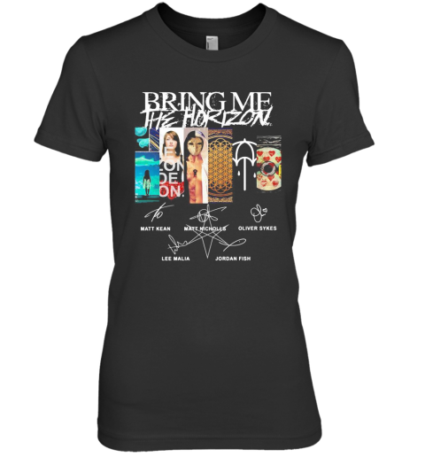Bring Me He Horizon Band Signatures Premium Women's T-Shirt