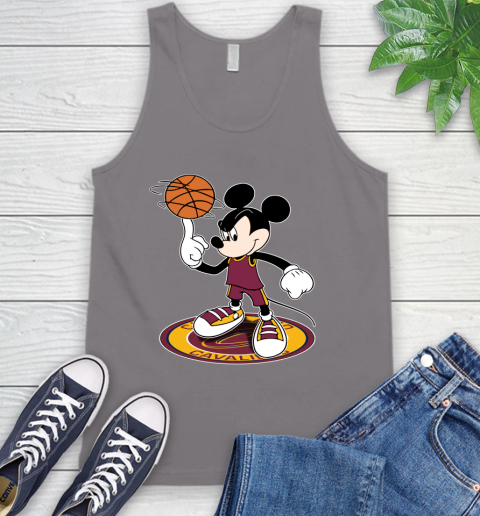 NBA Basketball Cleveland Cavaliers Cheerful Mickey Disney Shirt Tank Top 7