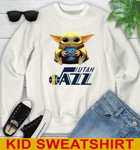 NBA Basketball Utah Jazz Star Wars Baby Yoda Shirt 113