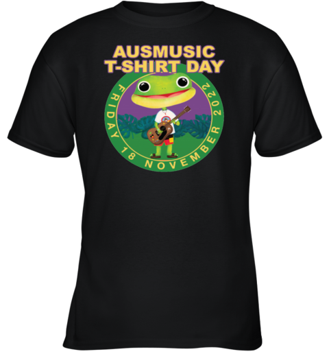 2022 Ausmusic T-Shirt Day Black Youth T-Shirt