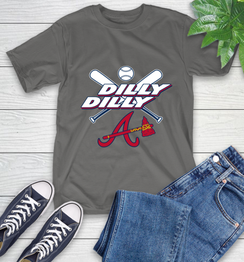 MLB Atlanta Braves Dilly Dilly Baseball Sports T-Shirt 9
