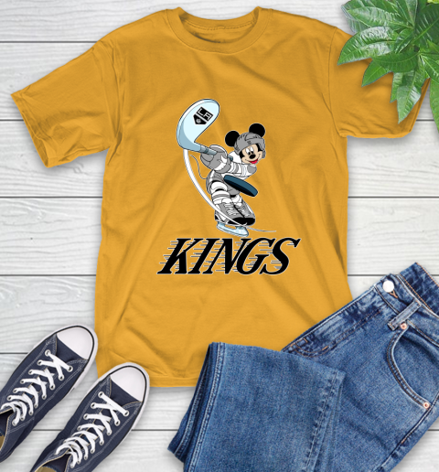 NHL Hockey Los Angeles Kings Cheerful Mickey Mouse Shirt T-Shirt 3