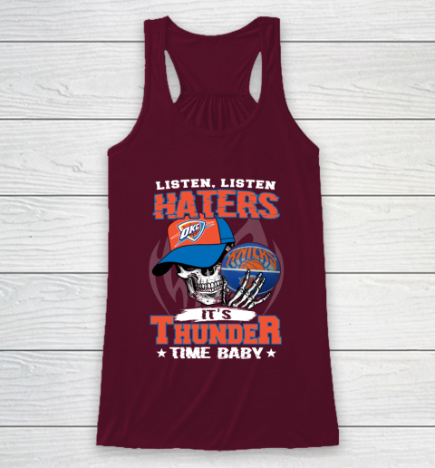 Listen Haters It is THUNGDER Time Baby NBA Racerback Tank 2
