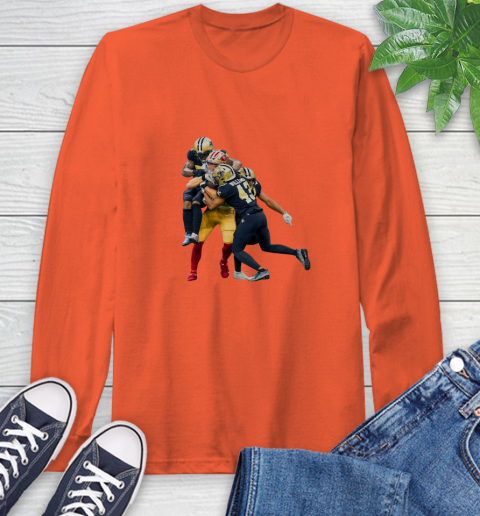 Sprint Football San Francisco 49ers And New Orleans Saints Shirts 62